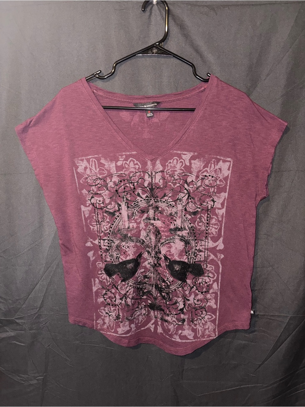 Rock & Republic Embellished Graphic T-Shirt